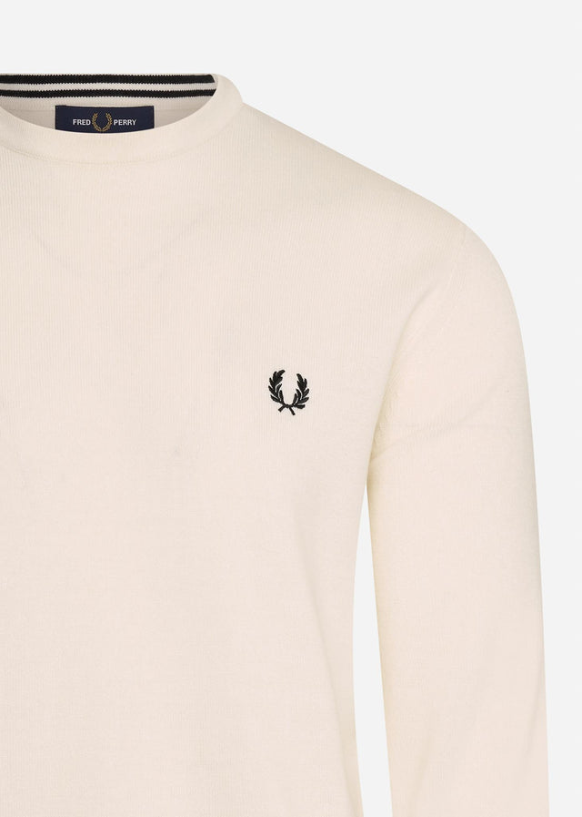 Fred Perry Sweaters  Classic crew neck jumper - ecru 