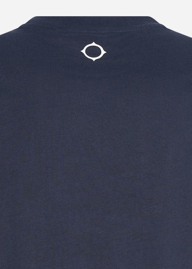 MA.Strum T-shirts  Block print logo tee - ink navy 