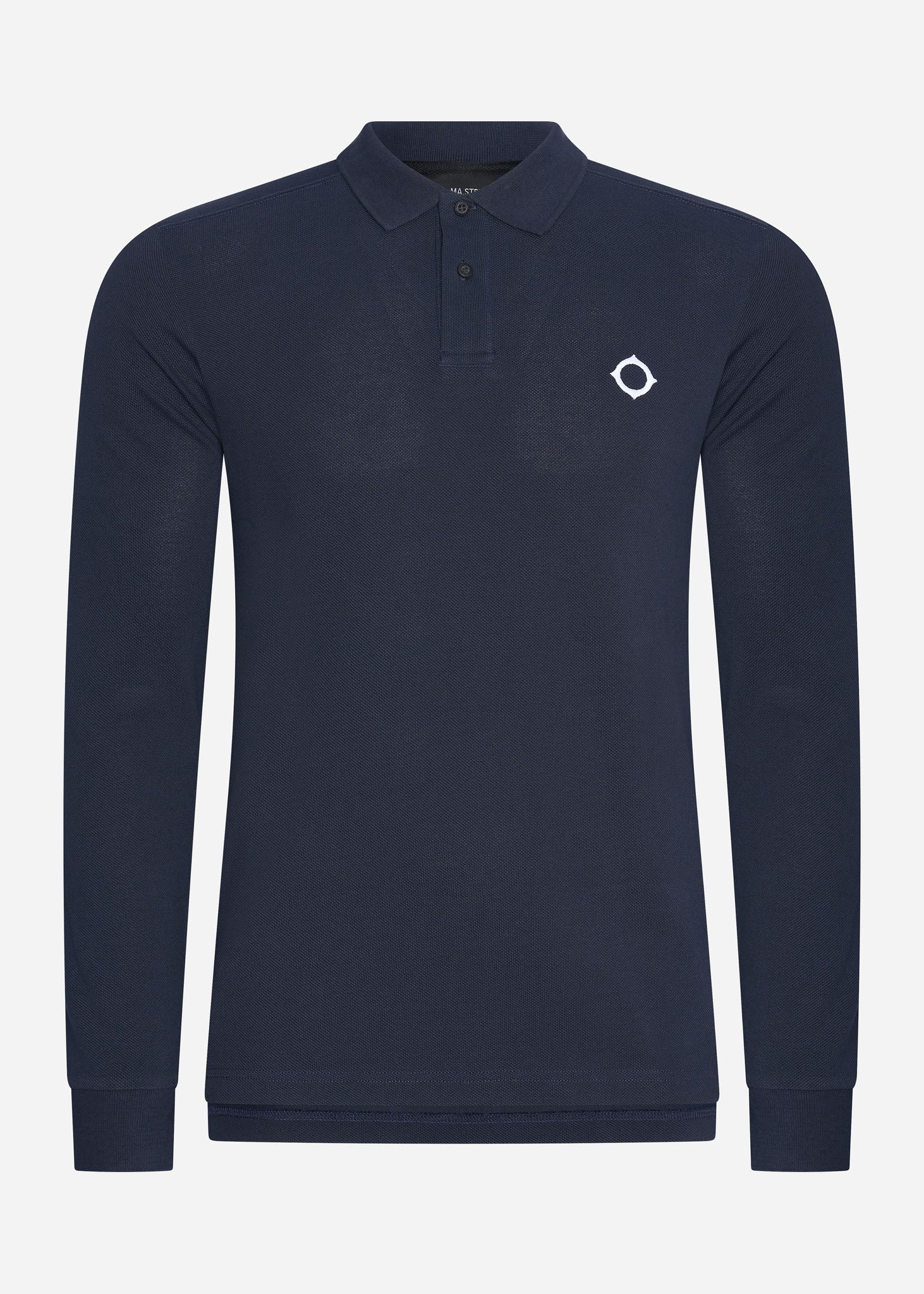 MA.Strum Longsleeve Polo's  LS pique polo - ink navy 