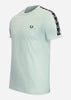 Fred Perry T-shirts  Taped ringer t-shirt - silver blue black 