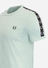 Fred Perry T-shirts  Taped ringer t-shirt - silver blue black 