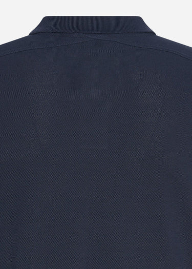 MA.Strum Longsleeve Polo's  LS pique polo - ink navy 