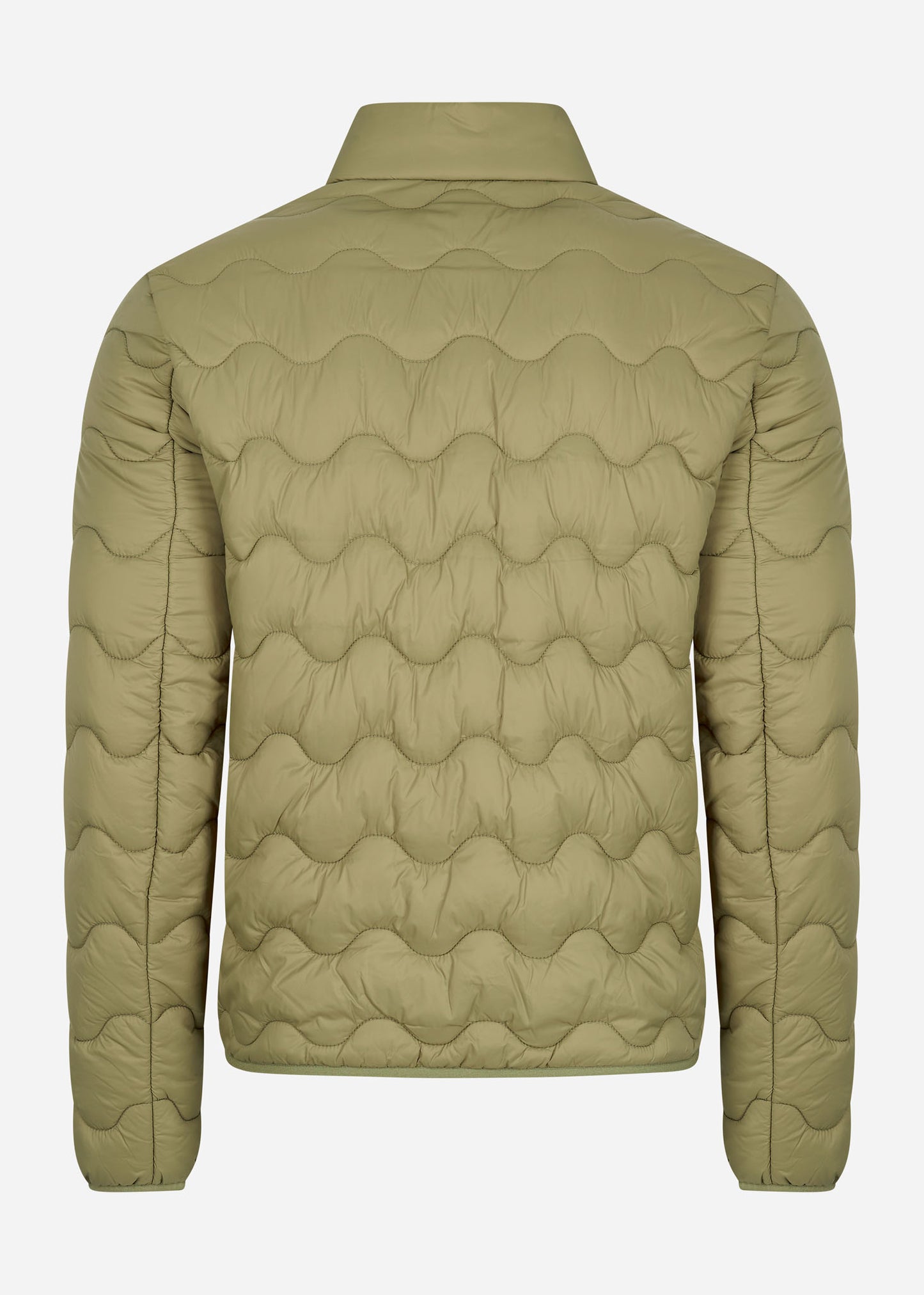 Crest quilted jacket - seaweed