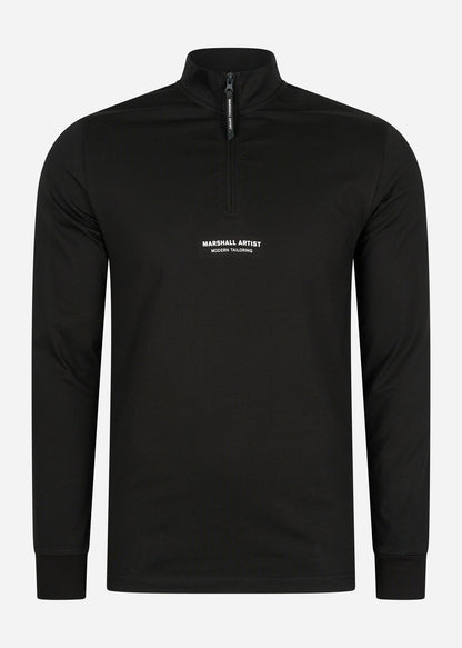 Marshall Artist Truien  Siren 1/4 zip - black 