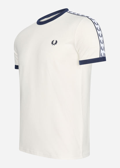 Fred Perry T-shirts  Taped ringer t-shirt - snow white 