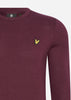 Lyle & Scott Truien  Merino Crew Jumper - burgundy 