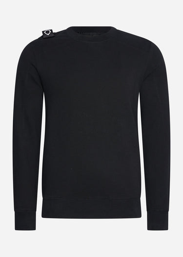 MA.Strum Truien  Core crew sweatshirt - jet black 
