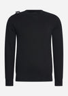 MA.Strum Truien  Core crew sweatshirt - jet black 