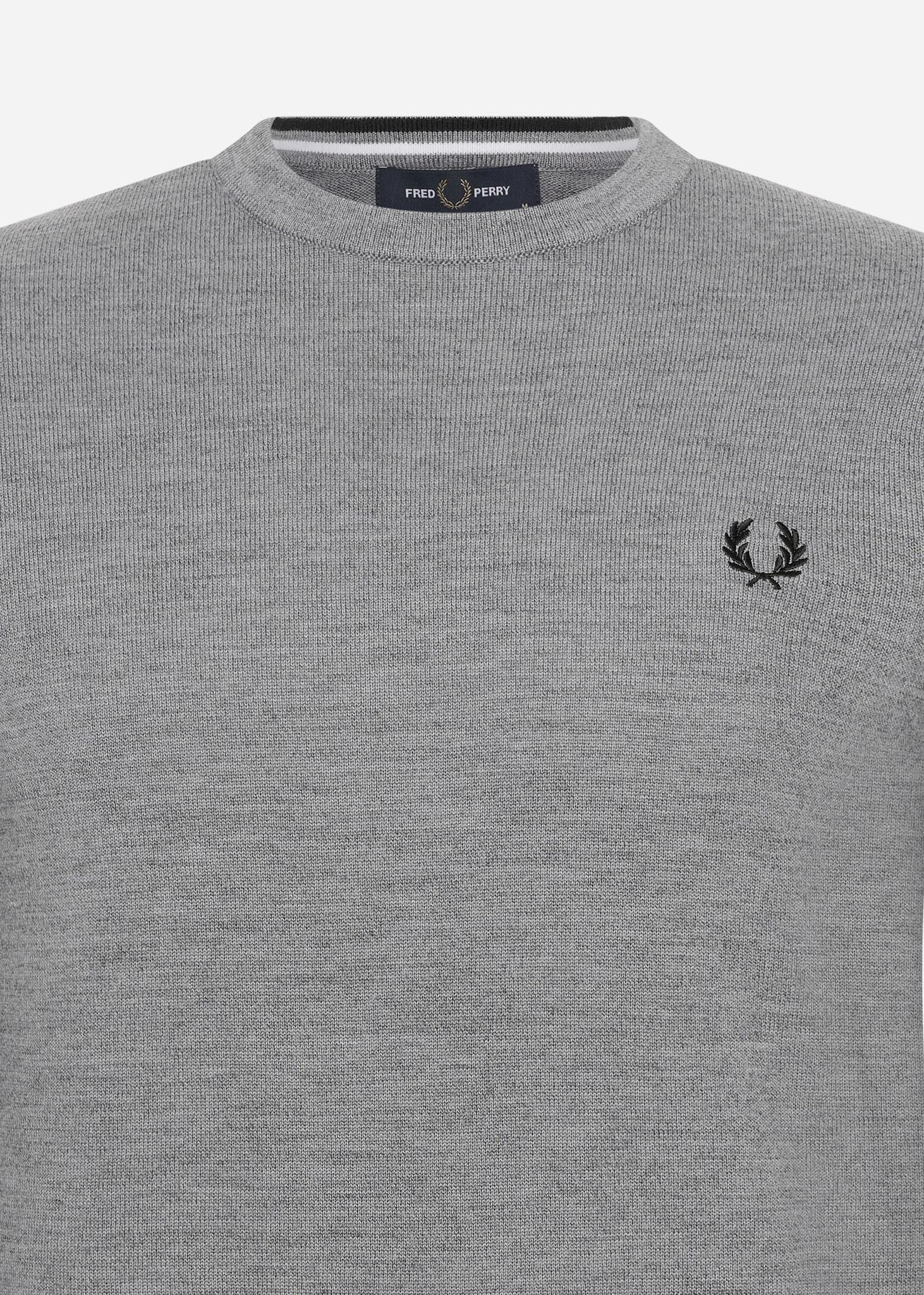 Fred Perry Truien  Classic crew neck jumper - grey marl 