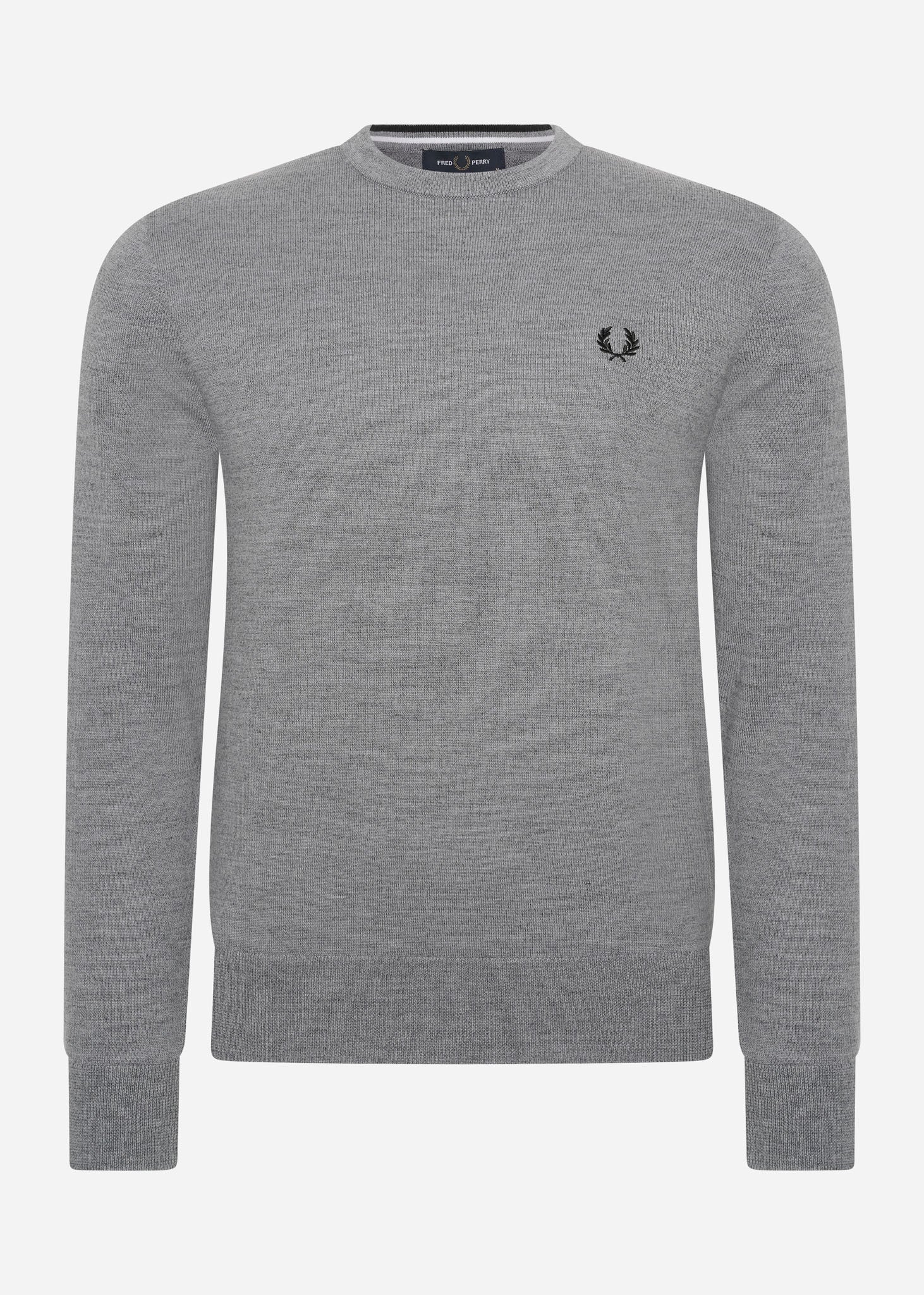 Fred Perry Truien  Classic crew neck jumper - grey marl 
