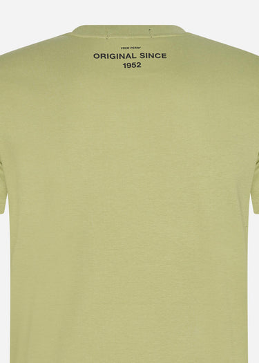 Fred Perry T-shirts  Flock laurel wreath t-shirt - sage green 