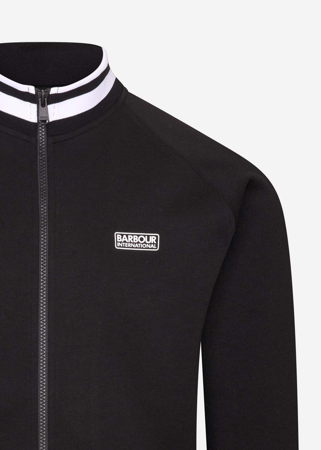 Barbour International Cardigans  Radius raglan zip thru - black 