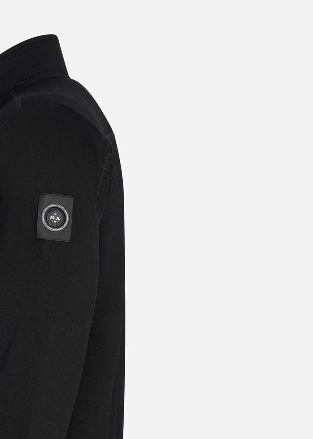 Marshall Artist Sweaters  Siren 1/4 zip sweat - black 