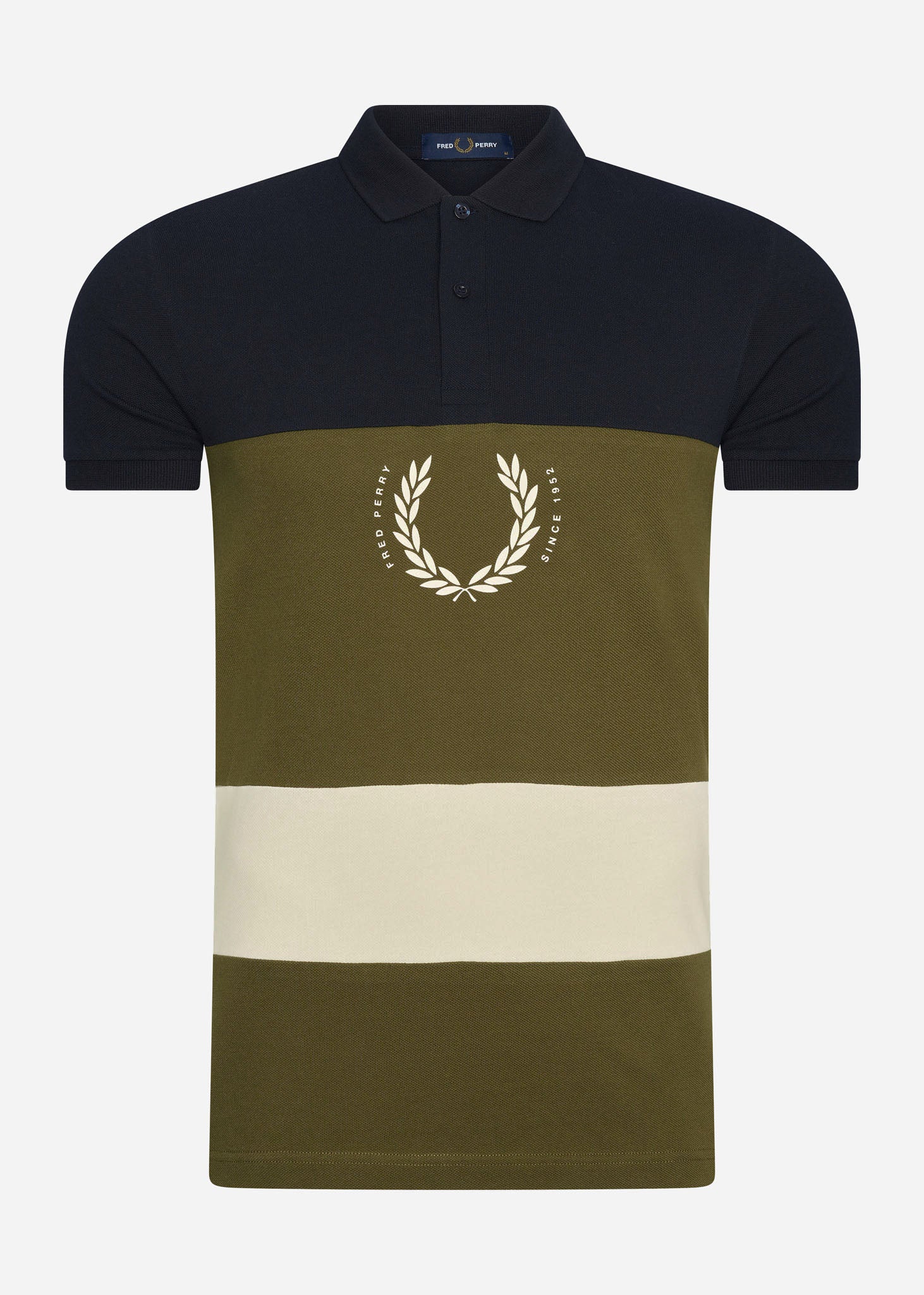 fred perry polo met logo midden