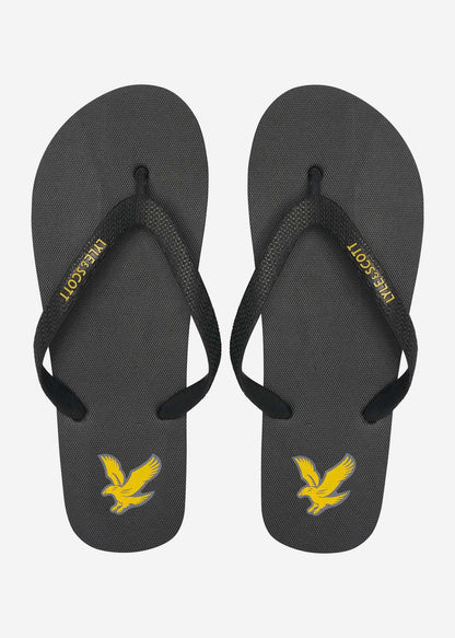 Lyle & Scott Slippers  Flip flop - true black 