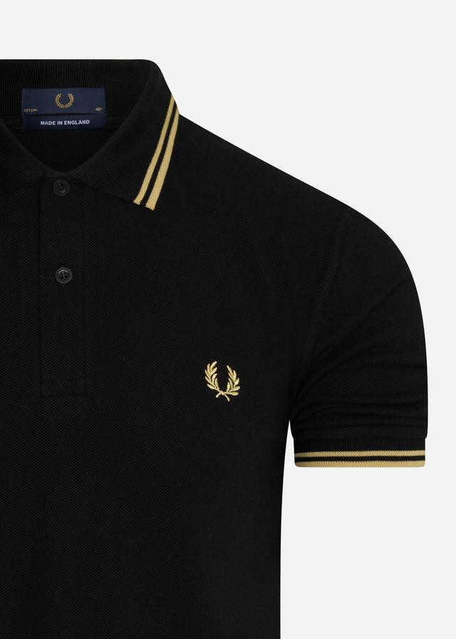 Fred Perry Polos  Twin tipped fred perry shirt - black champagne 