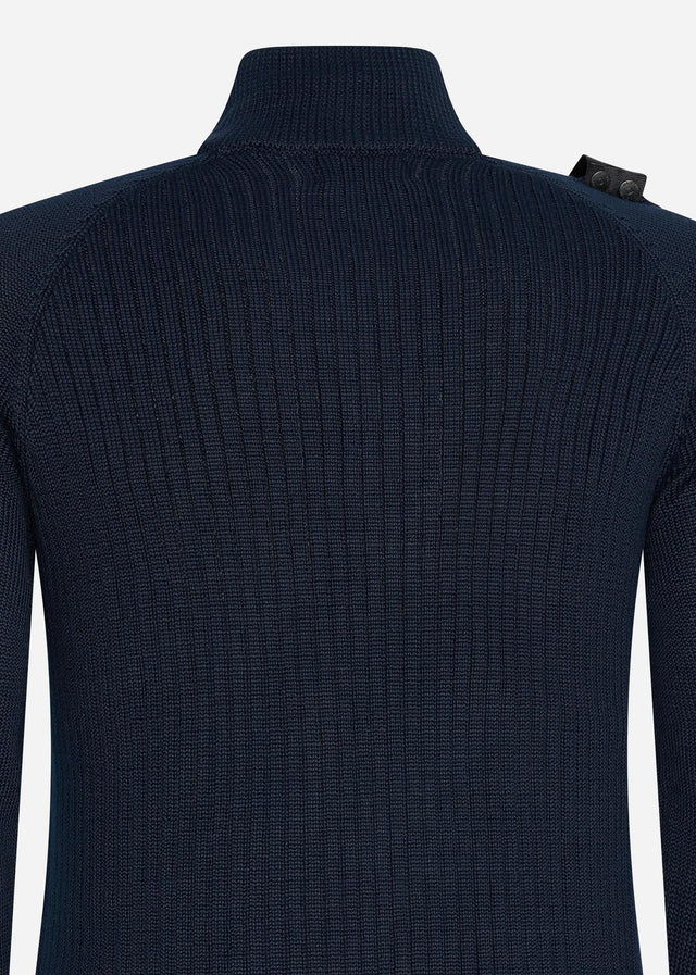 MA.Strum Sweaters  Quarter zip knit - ink navy 