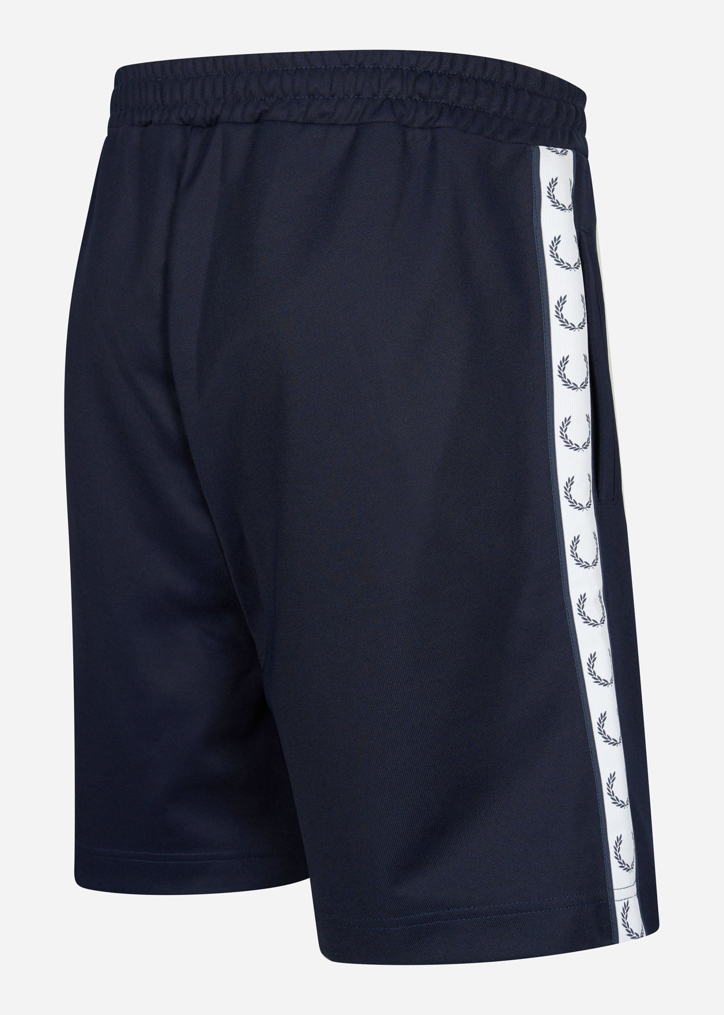 fred perry korte broek short taped tricot carbon blue