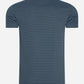 Two colour stripe t-shirt - ash blue