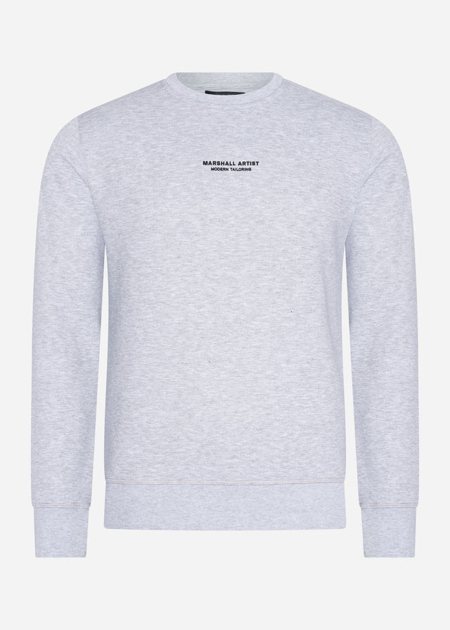 Marshall Artist Sweaters  Siren crew sweat - grey marl 