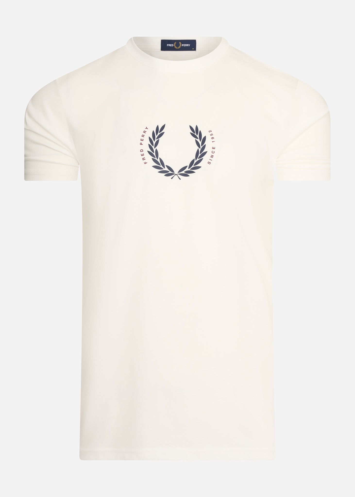 fred perry t-shirt snow white
