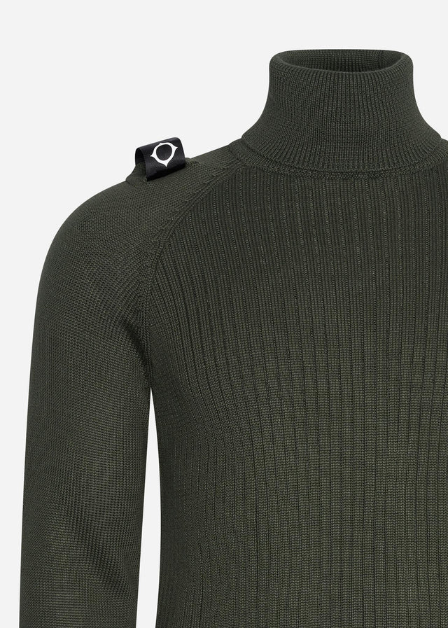 MA.Strum Sweaters  Roll neck knit - oil slick 