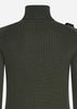 MA.Strum Truien  Roll neck knit - oil slick 