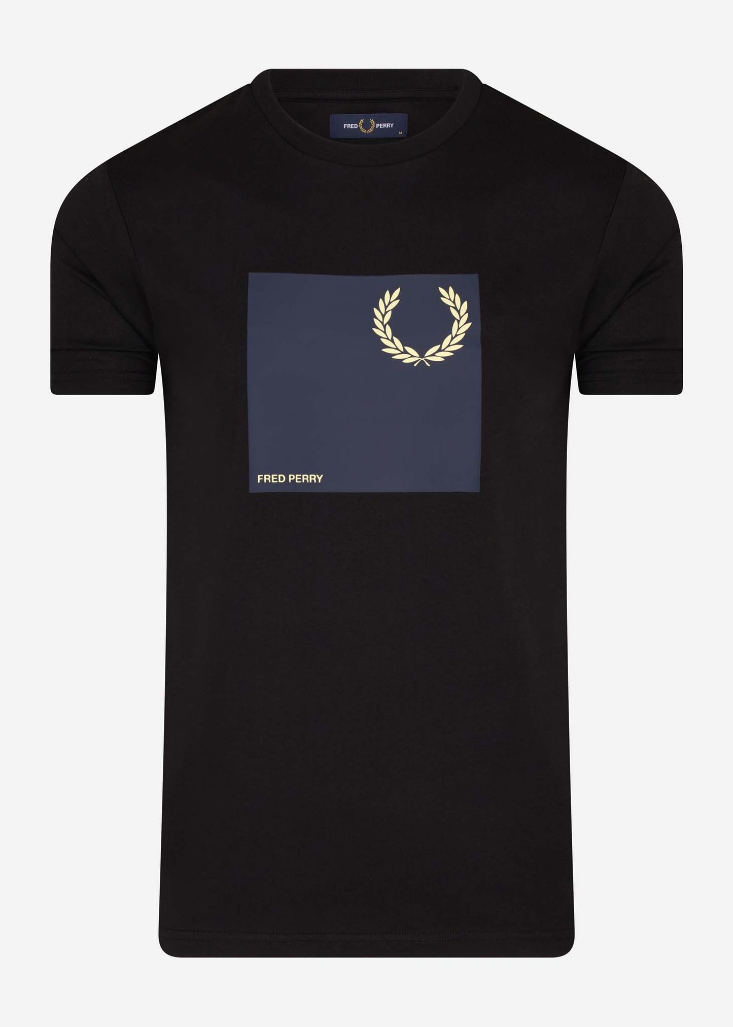 Laurel wreath graphic t-shirt q2 - black