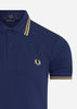 Fred Perry Polo's  Twin tipped fred perry shirt - french navy 