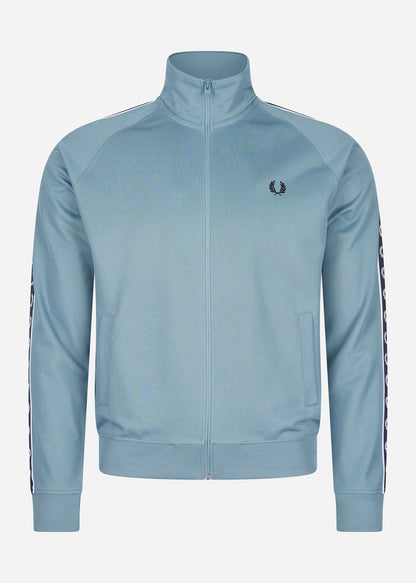 Fred Perry Vesten  Contrast tape track jacket - ash blue navy 