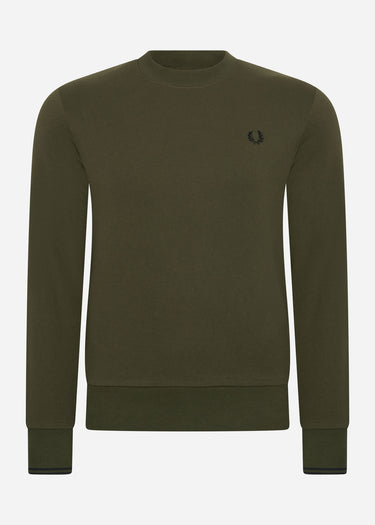 Fred Perry Truien  Crew neck sweatshirt - hunting green 