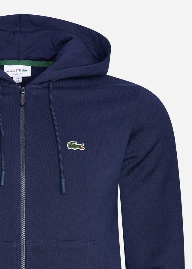 Lacoste Cardigans  Zip through hoodie - navy blue 