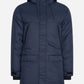 Long line internal padded jacket - dark navy - Lyle & Scott