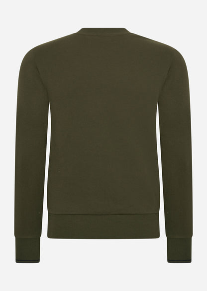 Fred Perry Truien  Crew neck sweatshirt - hunting green 