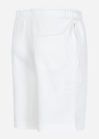 Lyle & Scott Korte Broeken  Sweat short - white 