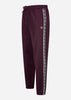 Fred Perry Joggingbroeken  Seasonal taped track pant - oxblood gunmetal 