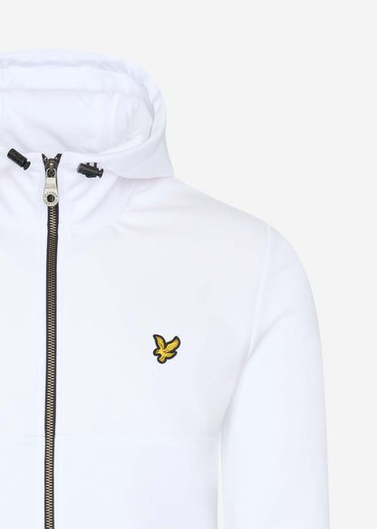 Lyle & Scott Vesten  Softshell jersey zip hoodie - white 