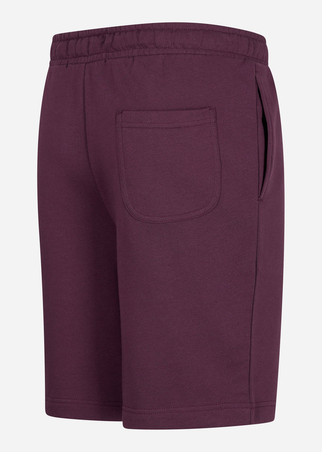 Lyle & Scott Shorts  Sweat short - burgundy 