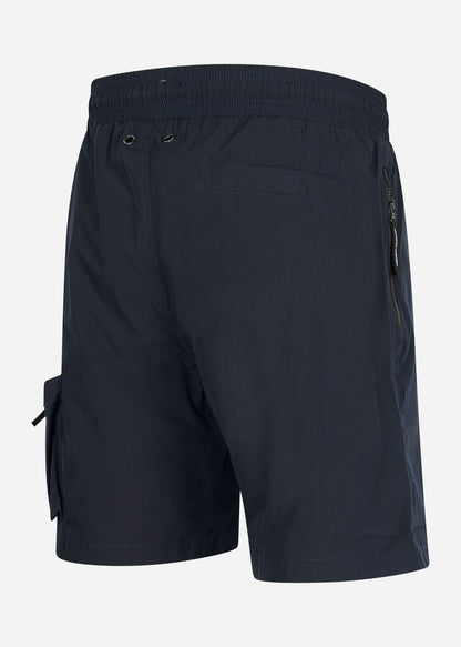 Weekend Offender Korte Broeken  Sunrise hills - navy 