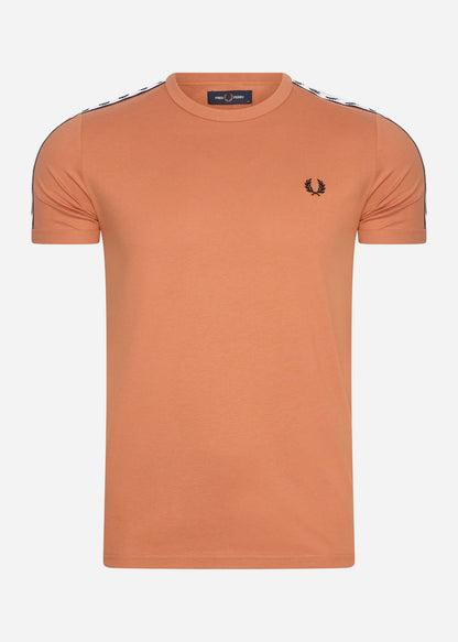 Fred Perry T-shirts  Taped ringer t-shirt - court clay 