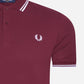 fred perry polo port bordeaux rood