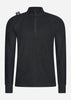 MA.Strum Truien  Dfp funnel neck zip top - jet black 