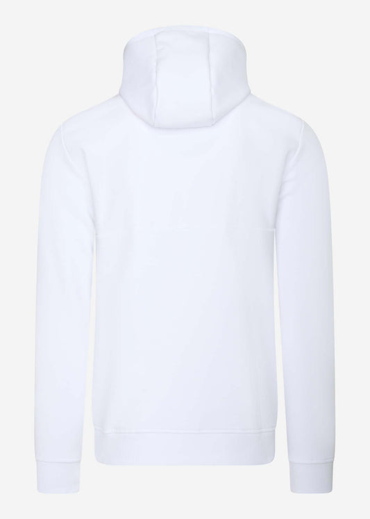 Softshell jersey zip hoodie - white