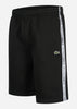 Lacoste Korte Broeken  Contrast stripe shorts - black 