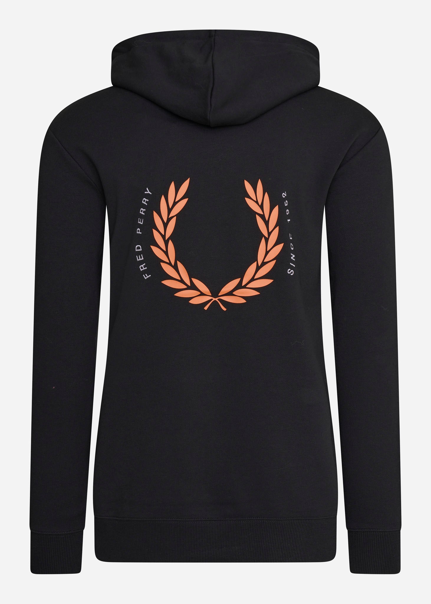 Fred Perry Hoodies  Laurel wreath hooded sweatshirt - black 