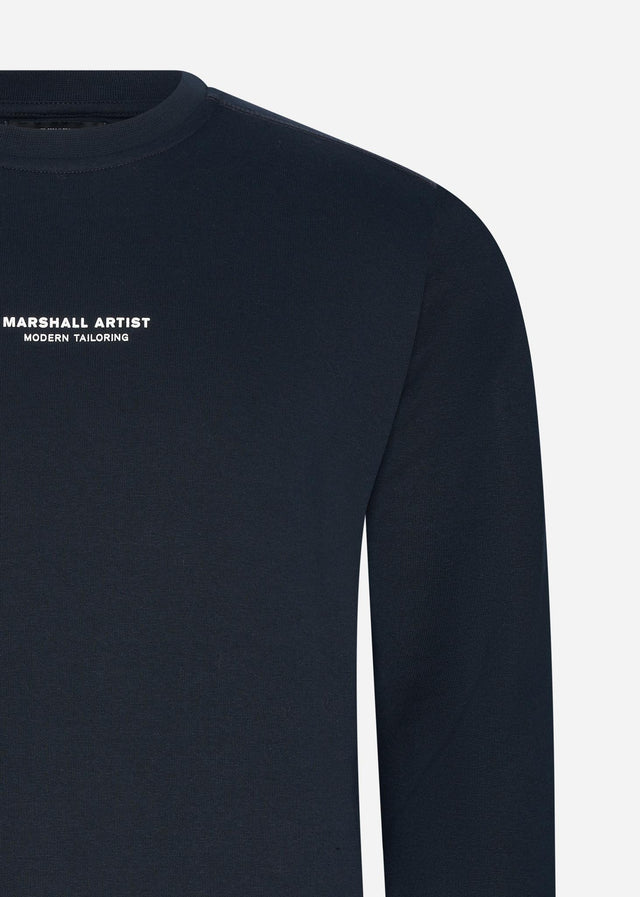 Marshall Artist Sweaters  Siren crew sweat - navy 