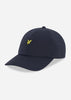 Lyle & Scott Petten  Seersucker baseball cap - dark navy 