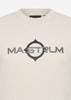 MA.Strum T-shirts  SS logo print tee - aluminium 