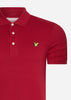 Lyle & Scott Polo's  Plain polo shirt - tunnel red 