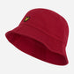 lyle and scott bucket hat red